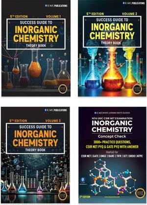 CSIR NET Inorganic Chemistry Combo Set (4 Books)  - Best Chemical Science Practice Questions Study Material
