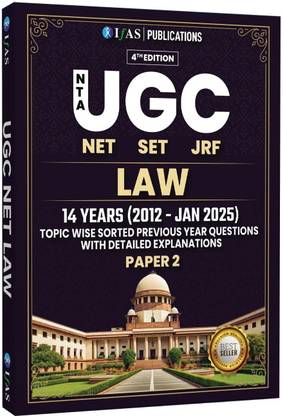 UGC NET Law  - Paper 2 2025 with Detailed Solutions (Unit Wise Sorted) (2012 to Jan 2025) | Bestselling PYQ Book for NTA-UGC NET/JRF and SET Law Exams in India | Two Brothers Publications