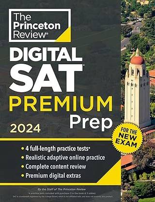 Princeton Review Digital SAT Premium Prep, 2024