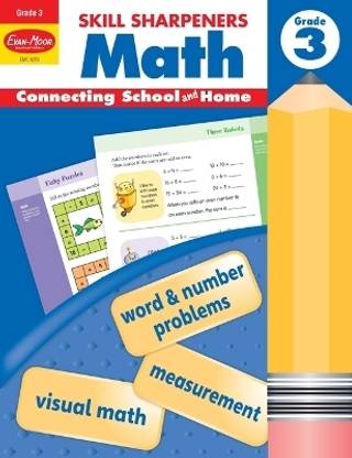 Skill Sharpeners: Math, Grade 3 Workbook