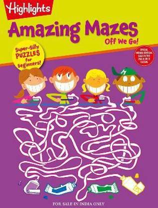 Amazing Mazes: Off We Go - Super Silly Puzzles For Beginners Children Book (English)