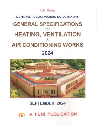 CPWD General Specifications for Heating, Ventilation and Air Conditioning Works 2024