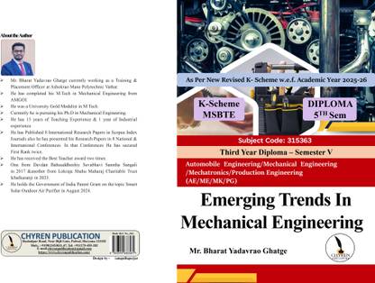 EMERGING TRENDS IN MECHANICAL 
ENGINEERING  - A4 Size