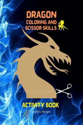 Dragonn Coloring and Scissor Skills Activity Book