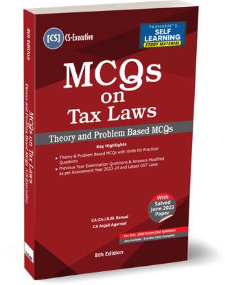 MCQS on Tax Laws-J2023