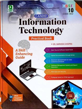 CBSE INFORMATION TECHNOLOGY PRACTICAL BOOK CLASS -10