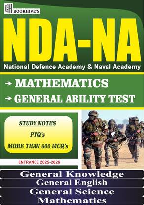 NDA/NA Exam Books 2025 -2026 (Set of 4 Books) Updated with MCQs till 2024 National Defense Academy/ Naval Academy