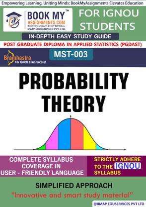 IGNOU MST-003 Probability Theory Study Material (In Depth Guide) For Ignou Student