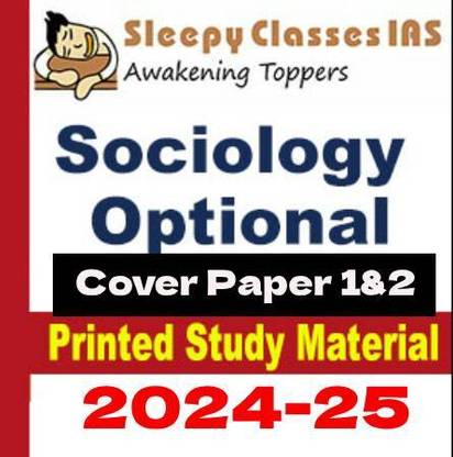 Sleepy IAS Classes Sociology Optional Printed Notes In English 2024 (Spiral Bound, Sleepy IAS) (Paperback, Sleepy IAS Classes)