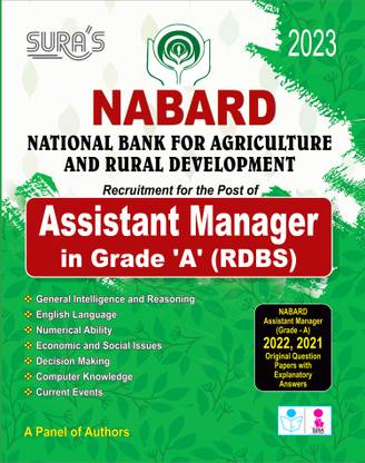 SURA`S NABARD (National Bank Agriculture & Rural Development )Assistant Manager (Grade A) RDBS Exam Books - Latest Edition 2023
