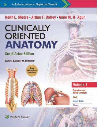 CLINICALLY ORIENTED ANATOMY (SOUTH ASIA EDITION) (3 VOL SET) - ANATOMY
