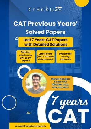 CAT Previous Years' Solved Papers  - CAT previous year questions papers book