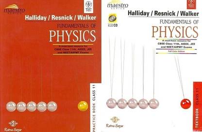 Fundamentals of Physics  - CBSE Class 11 / JEE Main / NEET : Set of Textbook, Practice Book & CD 2013 Edition with 1 Disc