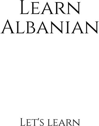 Let's Learn _ Learn Albanian