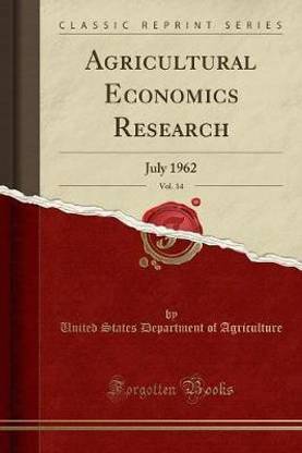 Agricultural Economics Research, Vol. 14