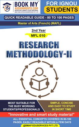 IGNOU MFL 010 Research Methodology-II Quick Readable Notes | Important Topic-wise Conceptual Notes | Degree
