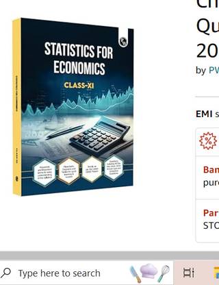 PW CBSE Class 11 Statistics For Economics Chapter-wise Textbook