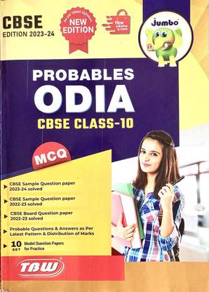 ODIA PROBABLES CBSE CLASS-10 JUMBO MCQ NEW EDITION 2024 TBW PUBLICATIONS