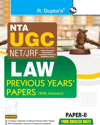 NTA-UGC-NET/JRF: LAW (PAPER-II) Previous Years' Papers (With Answers)