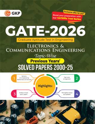 Gate 2026 : Electronics & Communication Engineering - 25 Years' Topic-