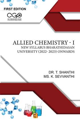 Allied chemistry - l New syllabus Bharathidasan university ( 2022- 2023 ) onwards