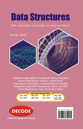 Data Structures for SPPU 19 Course (SE - III - E&Tc - 204184) (Decode)