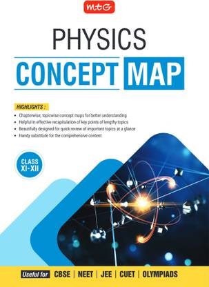 MTG Concept Map For NEET/JEE Physics Book (Class 11th & 12th) 2025 Exam | Covers Chapterwise Topicwise Concept Map/Mind Map, Quick Review of Important Topics | For CBSE, CUET, Olympiads