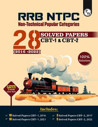 Rrb Ntpc 28 Previous Year Solved Papers CBT - I & 2