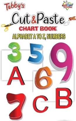 Cut & Paste Alphabet A to Z, Numbers