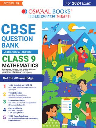 CBSE Chapterwise & Topicwise Question Bank Class 9 Mathematics (2024)