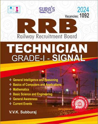 SURA`S RRB Technician Grade - I - Signal Exam Book Guide in English Medium - Latest Updated Edition 2024