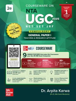 NTA UGC NET Paper 1 2025 by Arpita Karwa: Teaching & Research Aptitude | 2nd Edition (Latest) | 4000+ Solved Unit-wise Previous Years' Questions (2014 - 2025) - PYQs | Author Webinars and Doubt Clearing Sessions