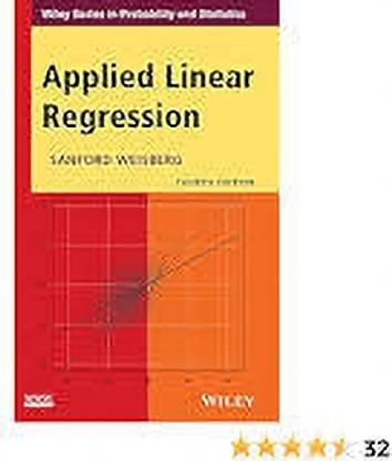Applied Linear Regression. Wiley Series in Probability and Statistics