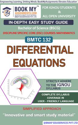 IGNOU BMTC 132 Differential Equations Study Material (In Depth Guide) For Ignou Student