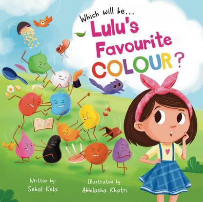 Lulu's Favourite Colour  - Illustrated and Informative Book about Colors for children aged 2-6 years