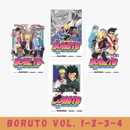 Boruto: Naruto Next Generations, Manga Combo Set, Vol. 1,2,3 & 4 (English, Paperback, 0)