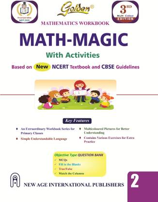 Golden Mathematics Workbook Math-Magic with Activities (Based on NCERT Textbook) for Class -2