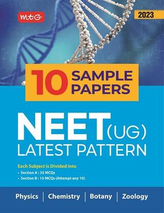 Mtg Neet 10 Sample Papers & Mock Test Papers for 2023 Exam with Latest Pattern