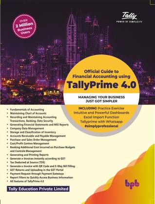 Official Guide to Financial Accounting Using Tallyprime