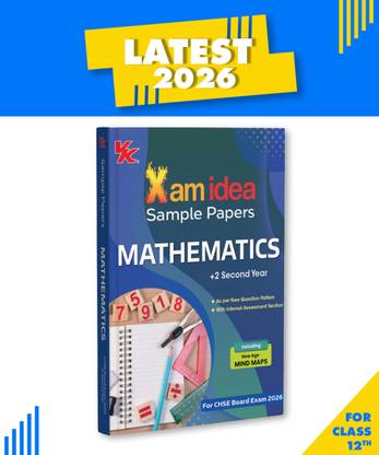 Xamidea Class 12 Sample Papers Mathematics | +2 Second Year | CHSE Board Exam 2026 | New Age Mind Maps | As per New Question Pattern | With Internal Assessment Section