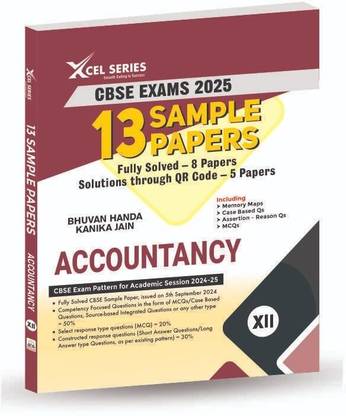 CBSE SAMPLE QUESTION PAPER ACCOUNTANCY CLASS XII  - Xcel Series CBSE Sample Paper for 2025