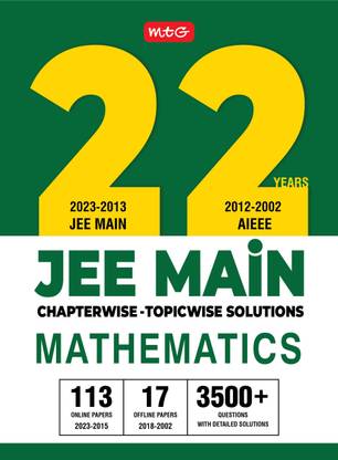 22 Years Jee Main Chapterwise Topicwise Solutions Mathematics