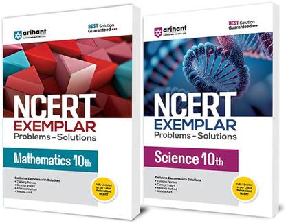 Arihant NCERT Exemplar Class 10th Science & Maths | Fully updated as per the latest rationalized NCERT