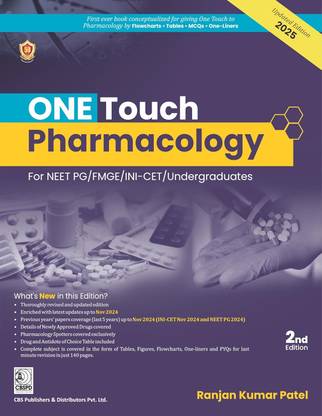 One Touch Pharmacology for NEET PG/NEXT/FMGE/INICET Undergraduates