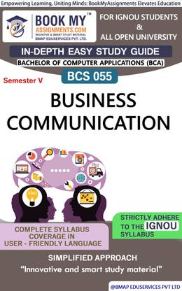 IGNOU BCS 055 Business Communication In Depth Guide For Ignou Student