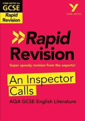 York Notes RAPID AQA GCSE (Revision Guide) An Inspector Calls - for 2025, 2026 exams