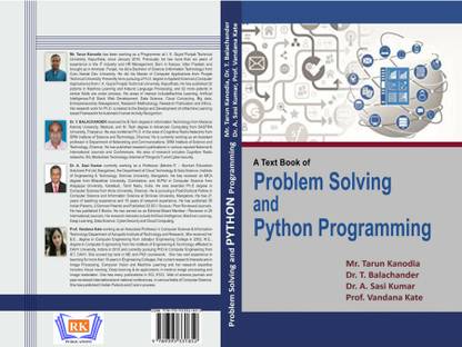 PROBLEM SOLVING AND PYTHON PROGRAMMING