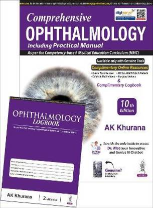 Comprehensive Ophthalmology Including Practical Manual with Ophthalmology Logbook 10th edition