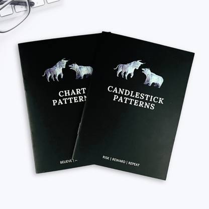 Chart Pattern and Candlestick Pattern Book  - Trading Breakout Patterns, A6 Size Pocket Book Combo with 2 Disc