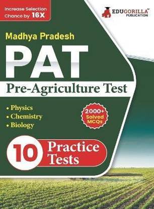 MP PAT : Pre Agriculture Test - PCB  - 2024 | Physics, Chemistry and Biology | 10 Practice Tests with Free Access To Online Tests